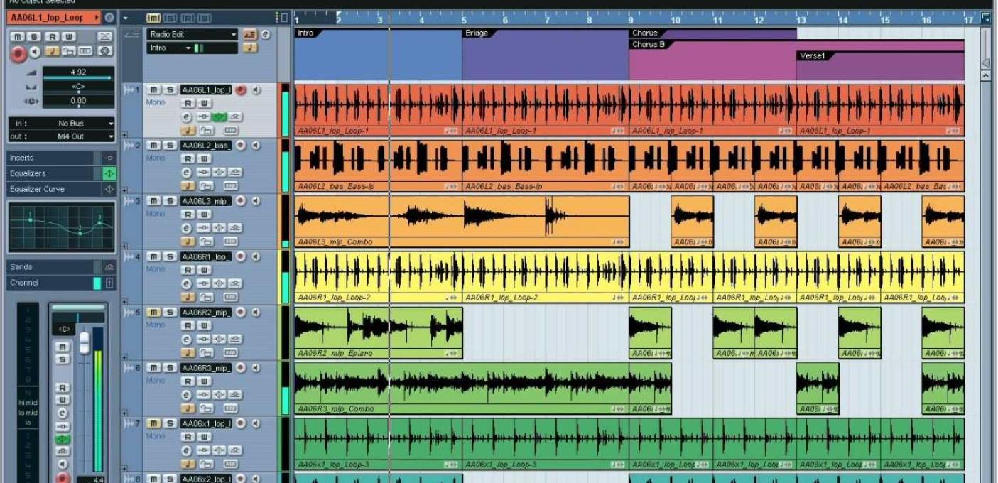 Mixing electronic music in Cubase